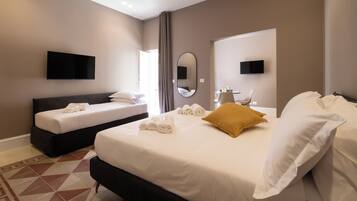 Deluxe Apartment, Balcony, Courtyard View | Blackout drapes, soundproofing, iron/ironing board, free WiFi