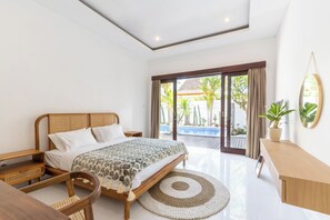 3 bedrooms, iron/ironing board, WiFi, bed sheets - Canggu 3BR Private Pool Villa  3Min bike to Berawa Beach & Near Finns Club (Bali)