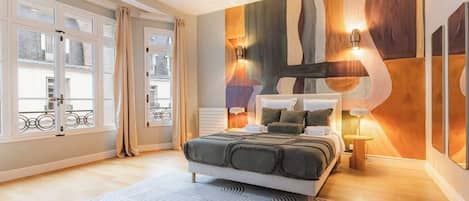 2 slaapkamers, een strijkplank/strijkijzer, wifi, beddengoed