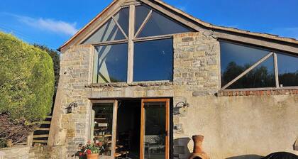 Peaceful dog friendly Somerset retreat near Langport. Garden and orchard views.