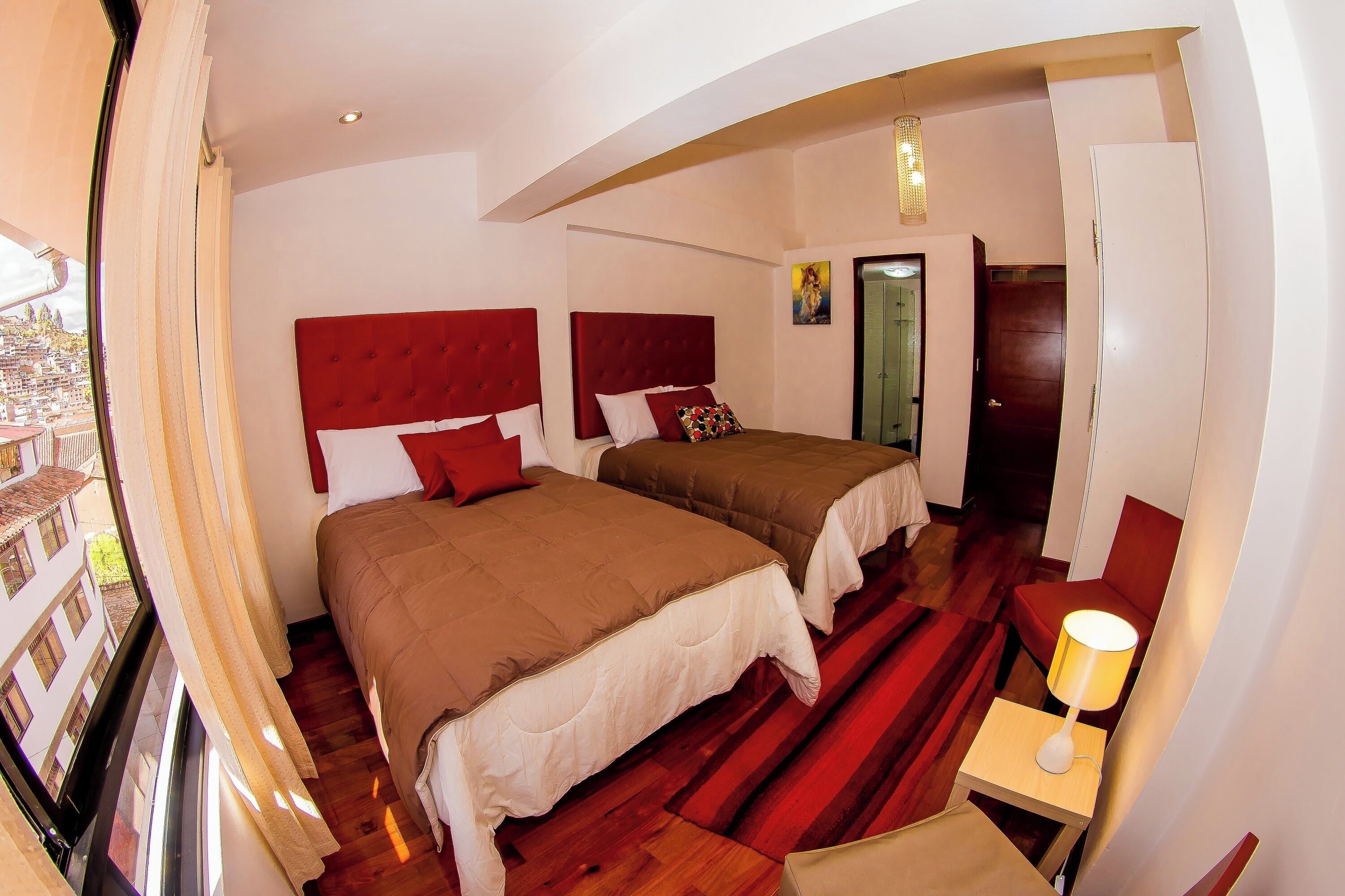 Chambre avec lits jumeaux, vue ville