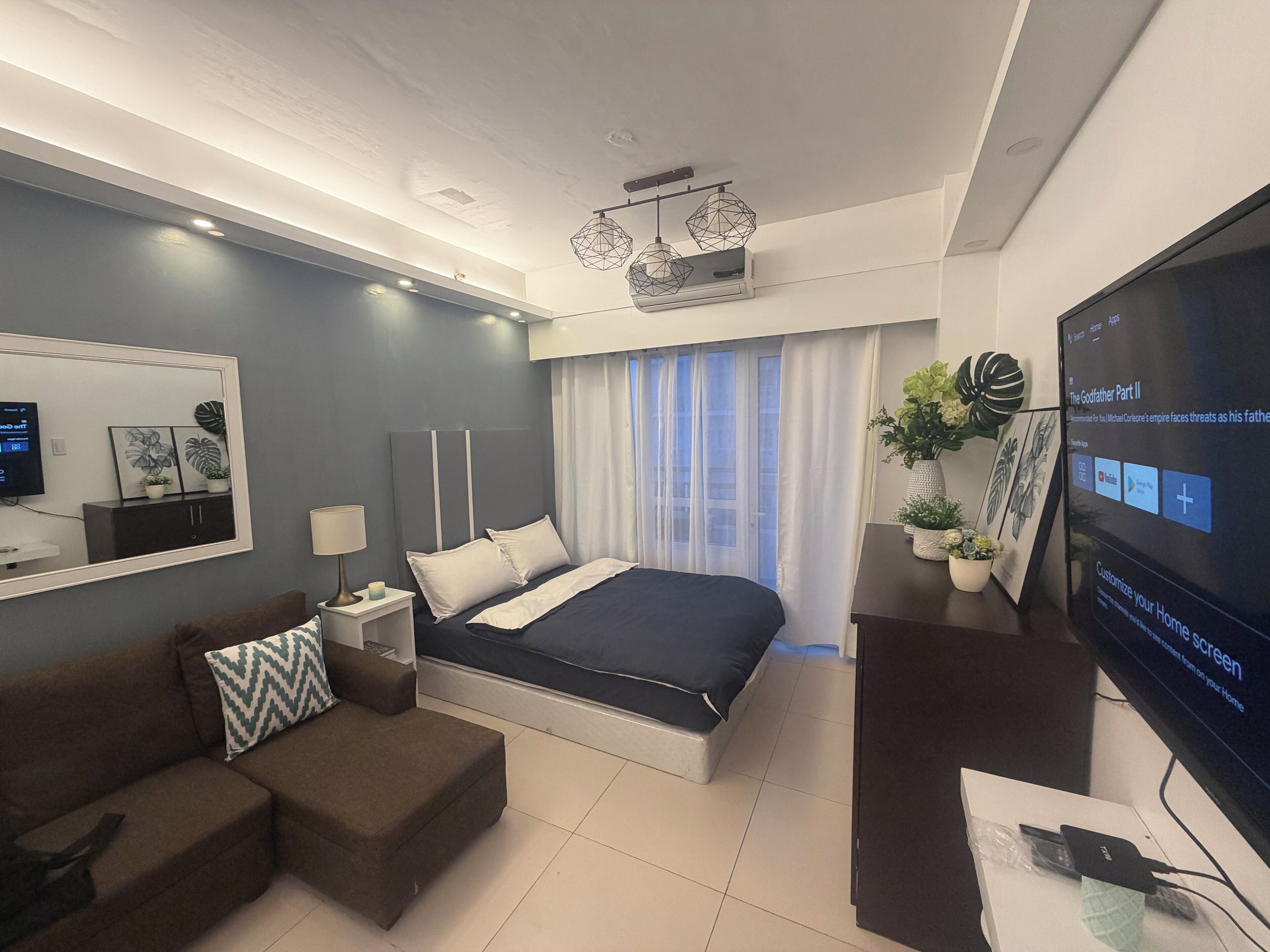 1 室のベッドルーム、インターネット、ベッドシーツ