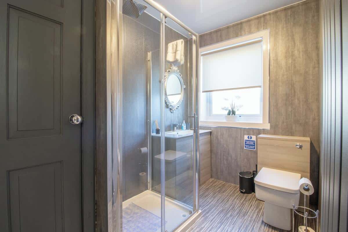 Shower, hair dryer