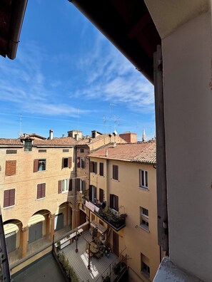 Blick von der Unterkunft