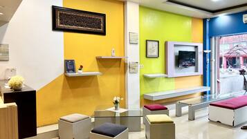 Zona de estar del vestíbulo