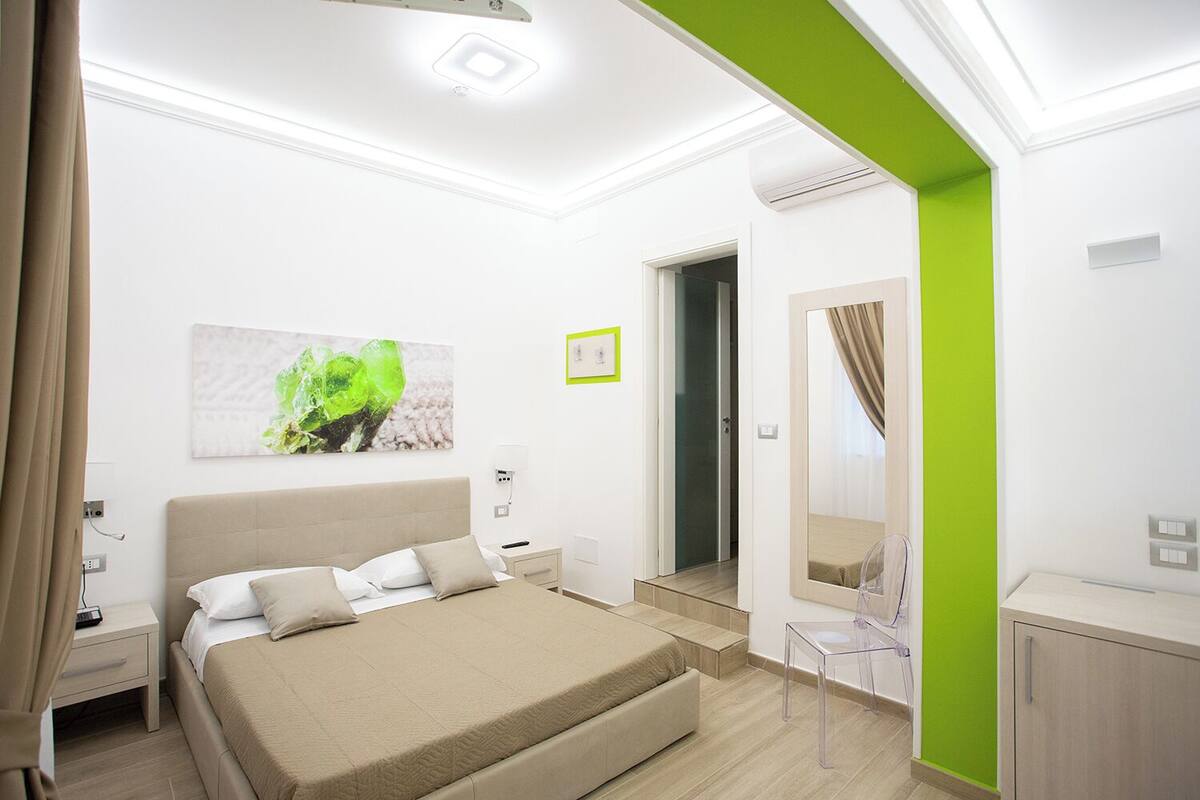 Superior Quadruple Room, Partial Sea View | Minibar, in-room safe, blackout drapes, WiFi (free)