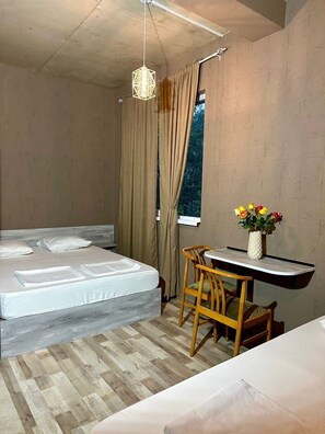 Family Room | Desk, blackout drapes, soundproofing, iron/ironing board - Holiday Garden Tbilisi (Tbilisi)