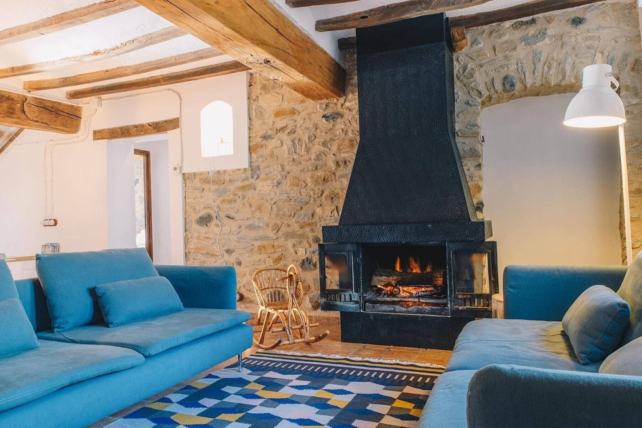 TV, fireplace, table tennis