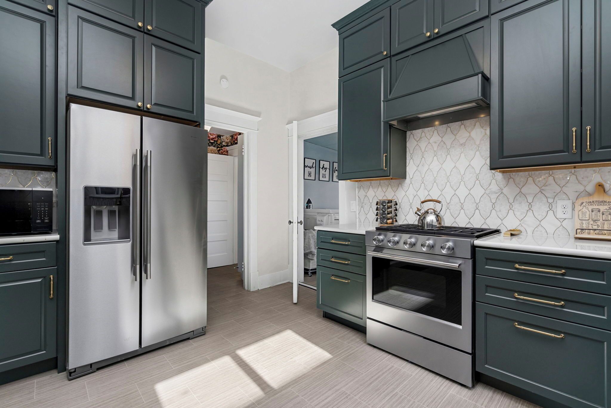 House, Multiple Beds, Kitchen, Garden View | Private kitchen