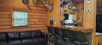 Cozy wood cabin/house nestled in the North Carolina mountains.