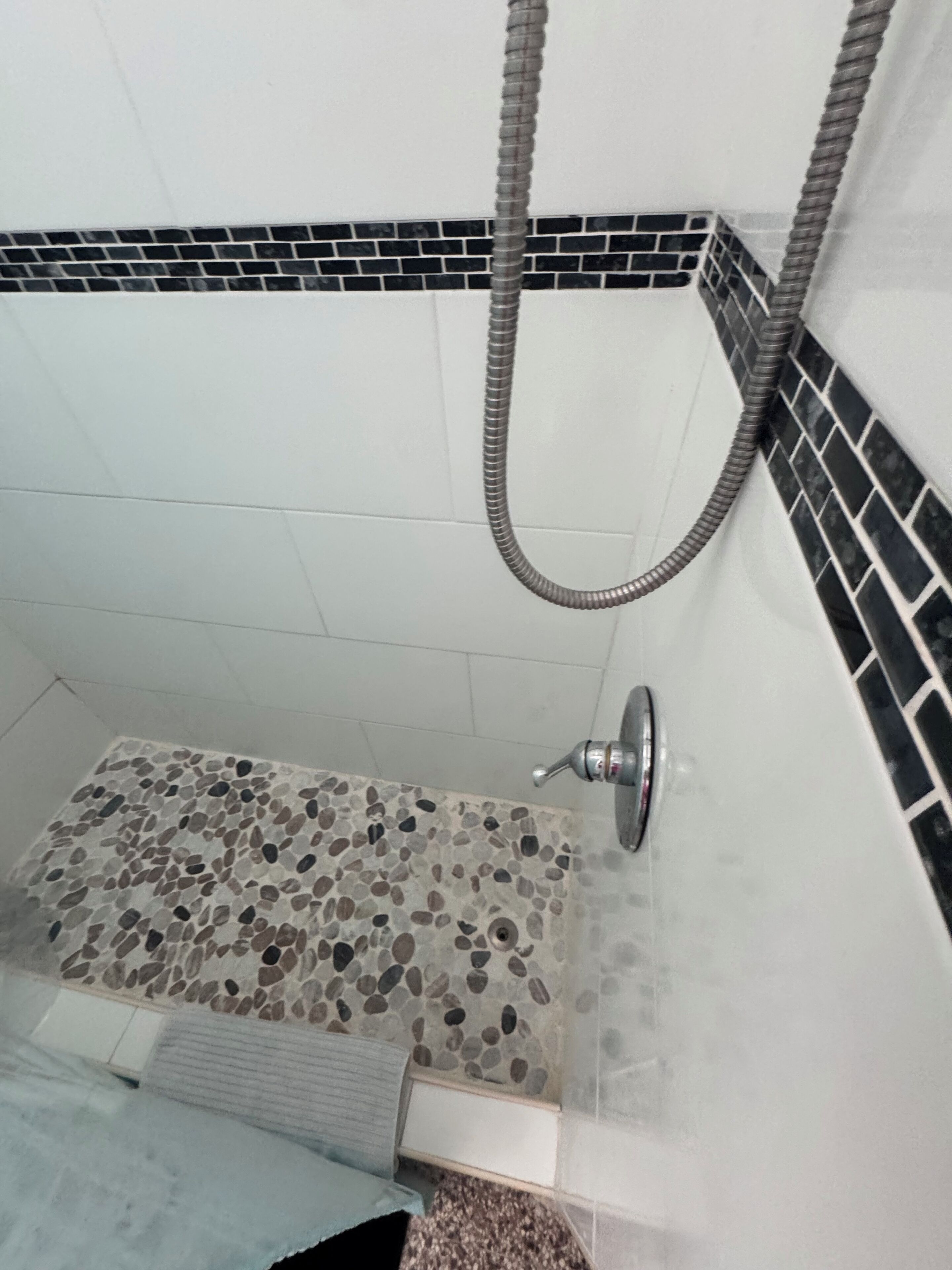 Hair dryer, bidet, towels, soap