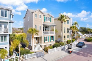 Exterior - Sandpiper at Coast Cottages sleeps 8 with Community Pool (St Simons Island)