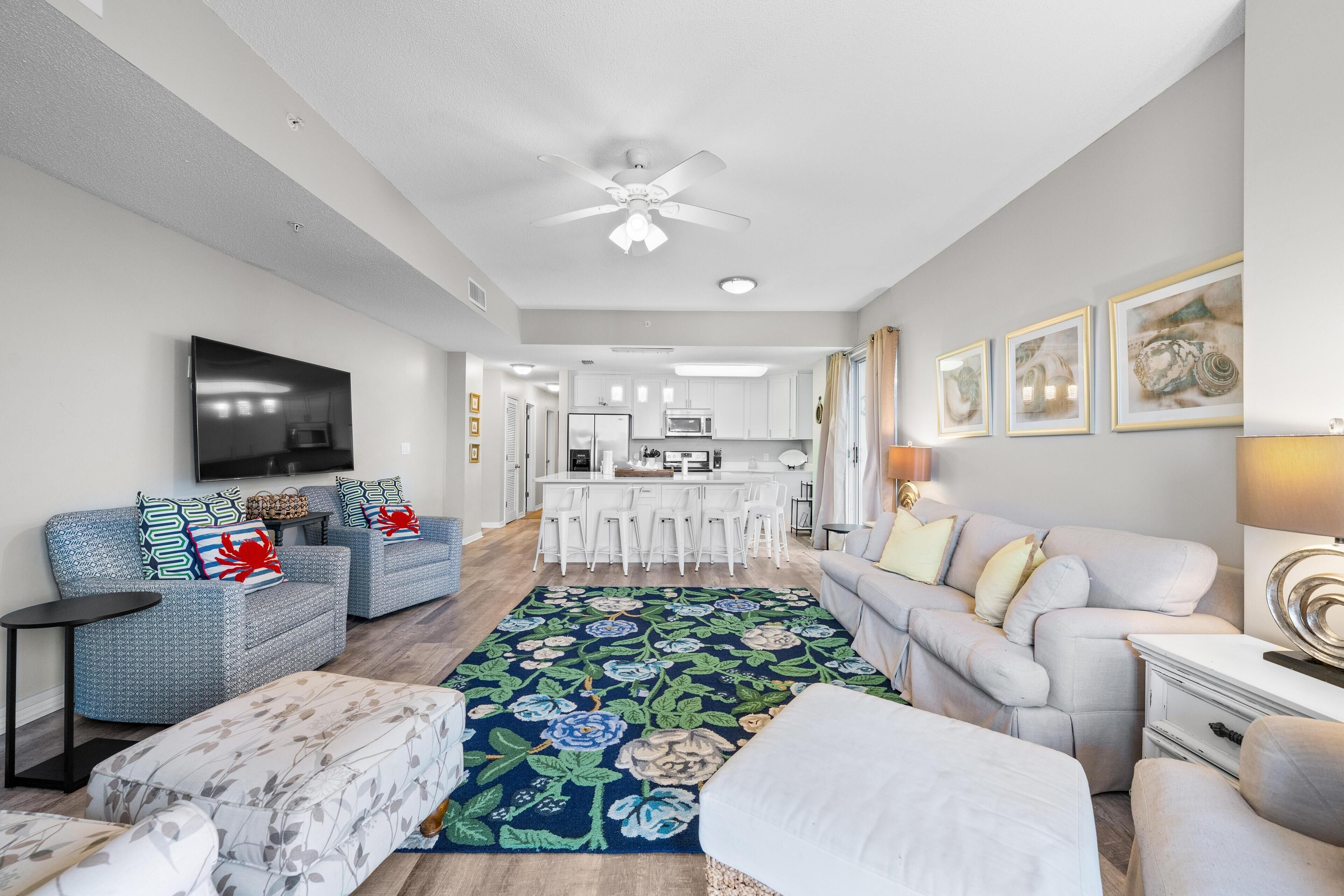 Condo, Multiple Beds (The Dunes 100) | Living area