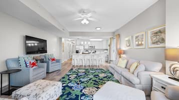 Condo, Multiple Beds (The Dunes 100) | Living area