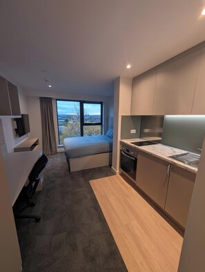 스튜디오, 금연 | 암막 커튼, 무료 WiFi