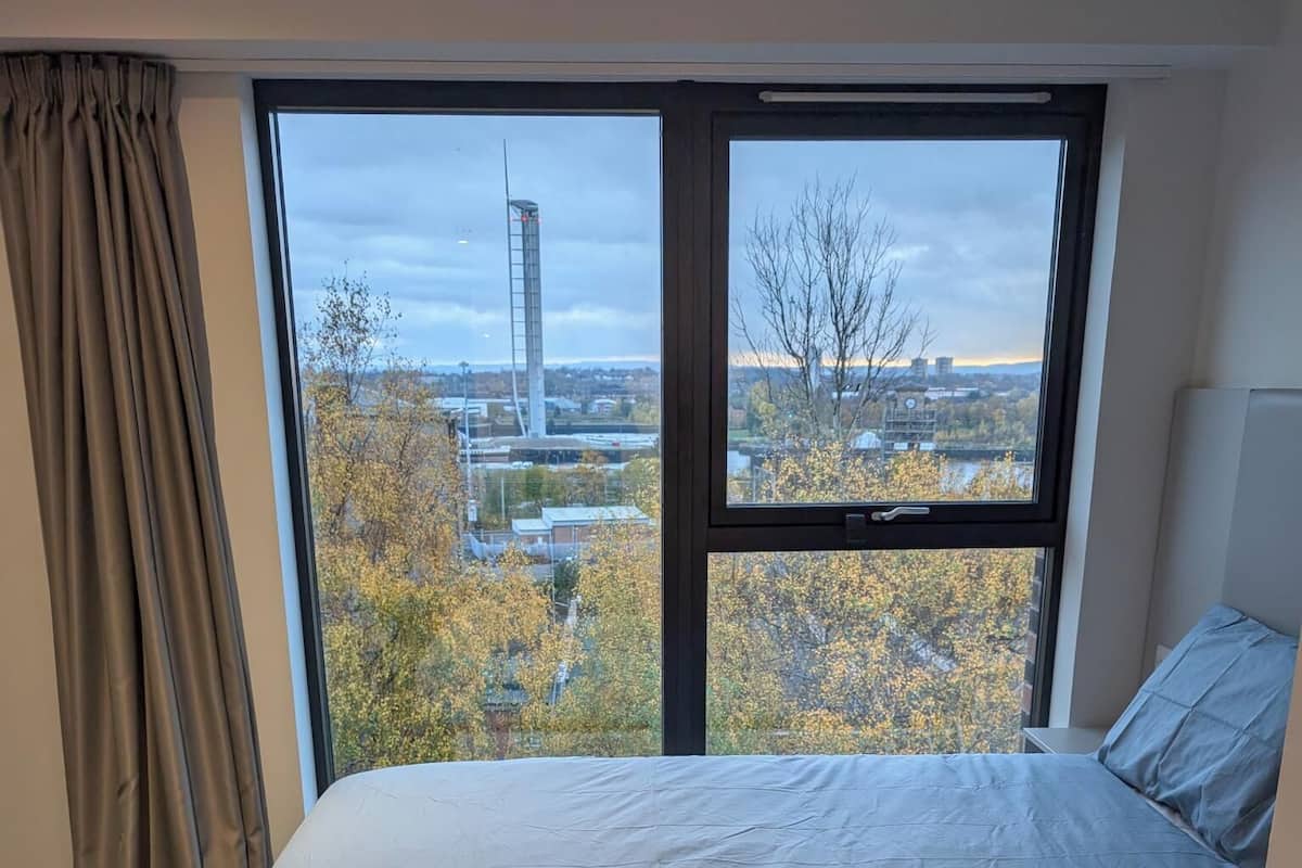 Estúdio, para não fumantes | Cortinas blackout, Wi-Fi de cortesia