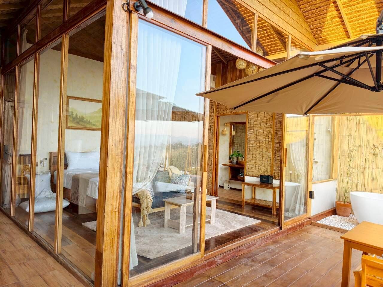 ดีลักซ์วิลล่า, ระเบียง, วิวภูเขา | Wi-Fi ฟรี