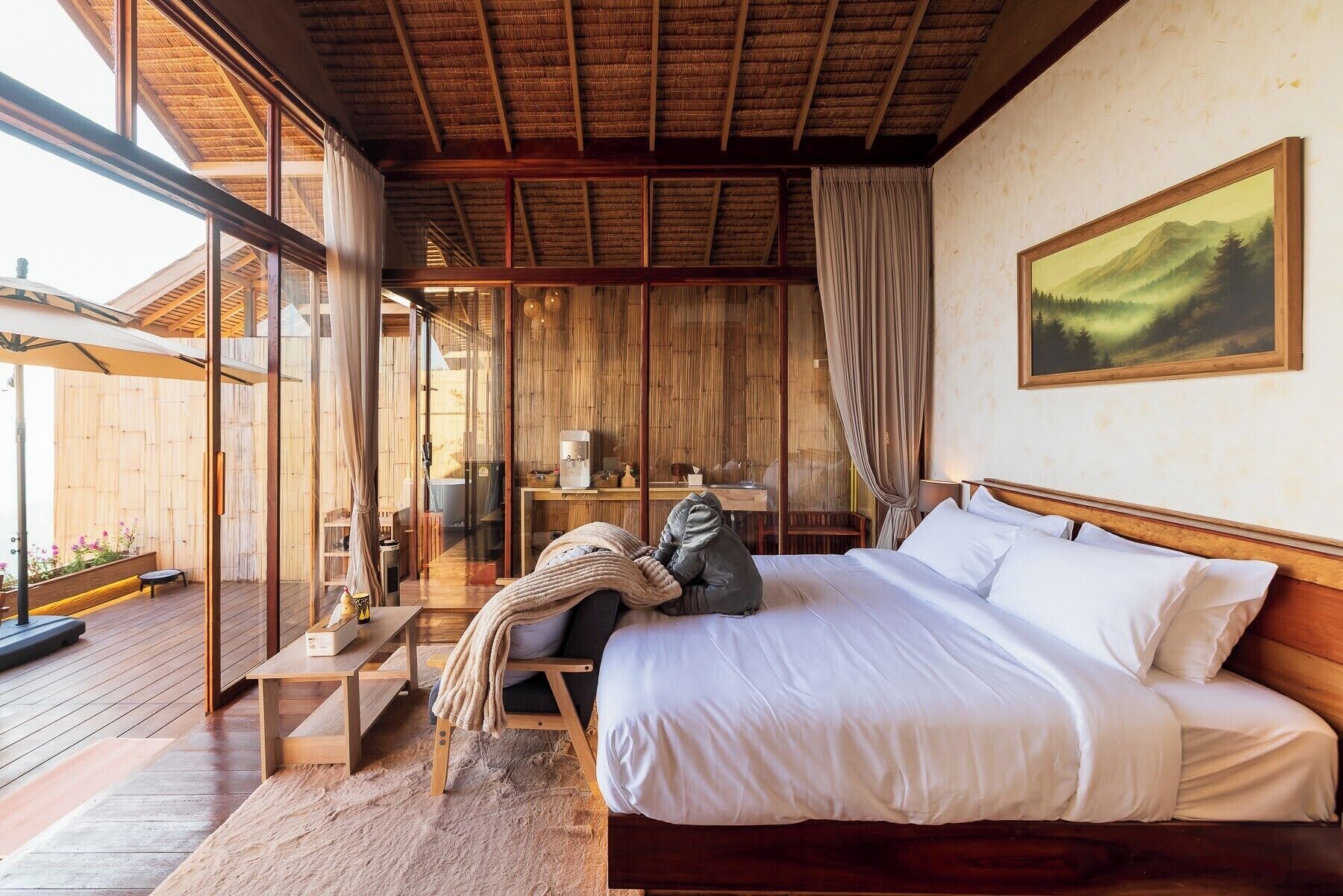 فيلا ديلوكس - بشرفة - منظر للتل | واي فاي مجانًا