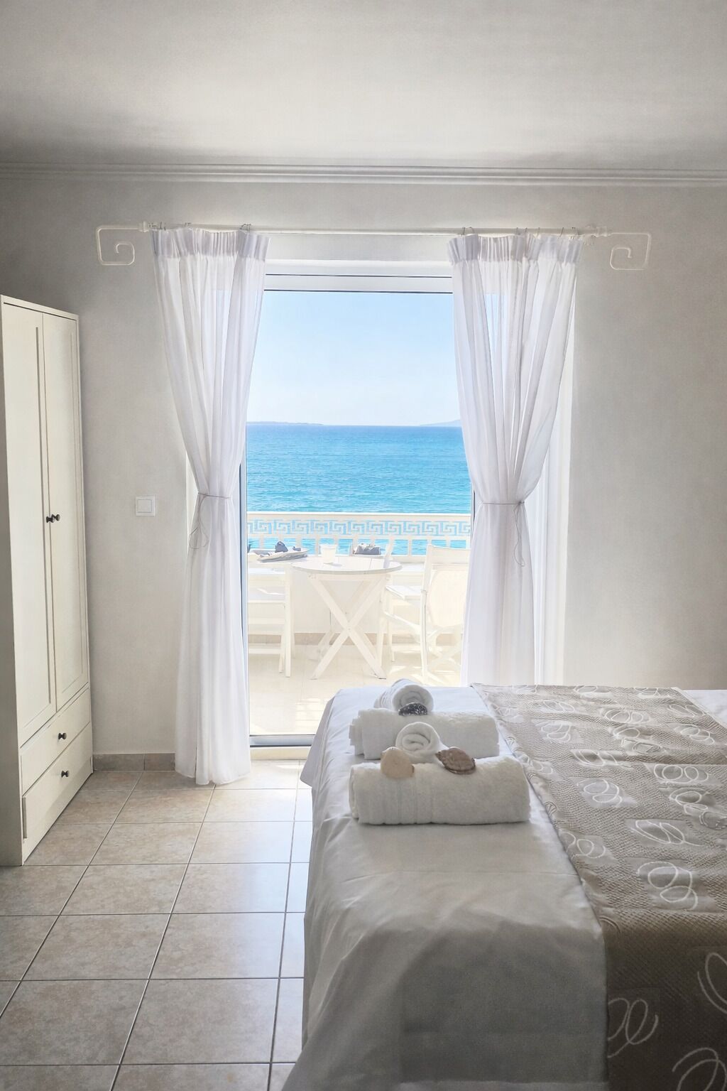 Deluxe Quadruple Room, Balcony, Sea View