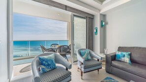 Condo, 1 King Bed with Sofa bed, Balcony (Encantame Towers Verano 903) | Living area - Sublime 1 Bedroom Condo Encantame Towers Verano 903 (Puerto Peñasco)