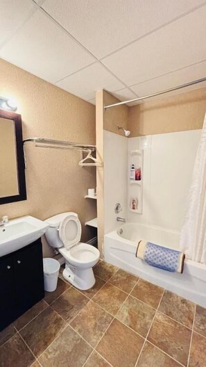 Produtos de toalete grátis, secador de cabelo, toalhas de banho 