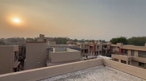 Uitzicht vanuit accommodatie