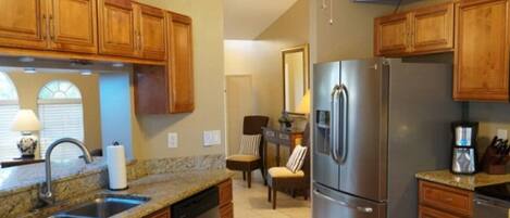 Dishwasher, coffee/tea maker, toaster