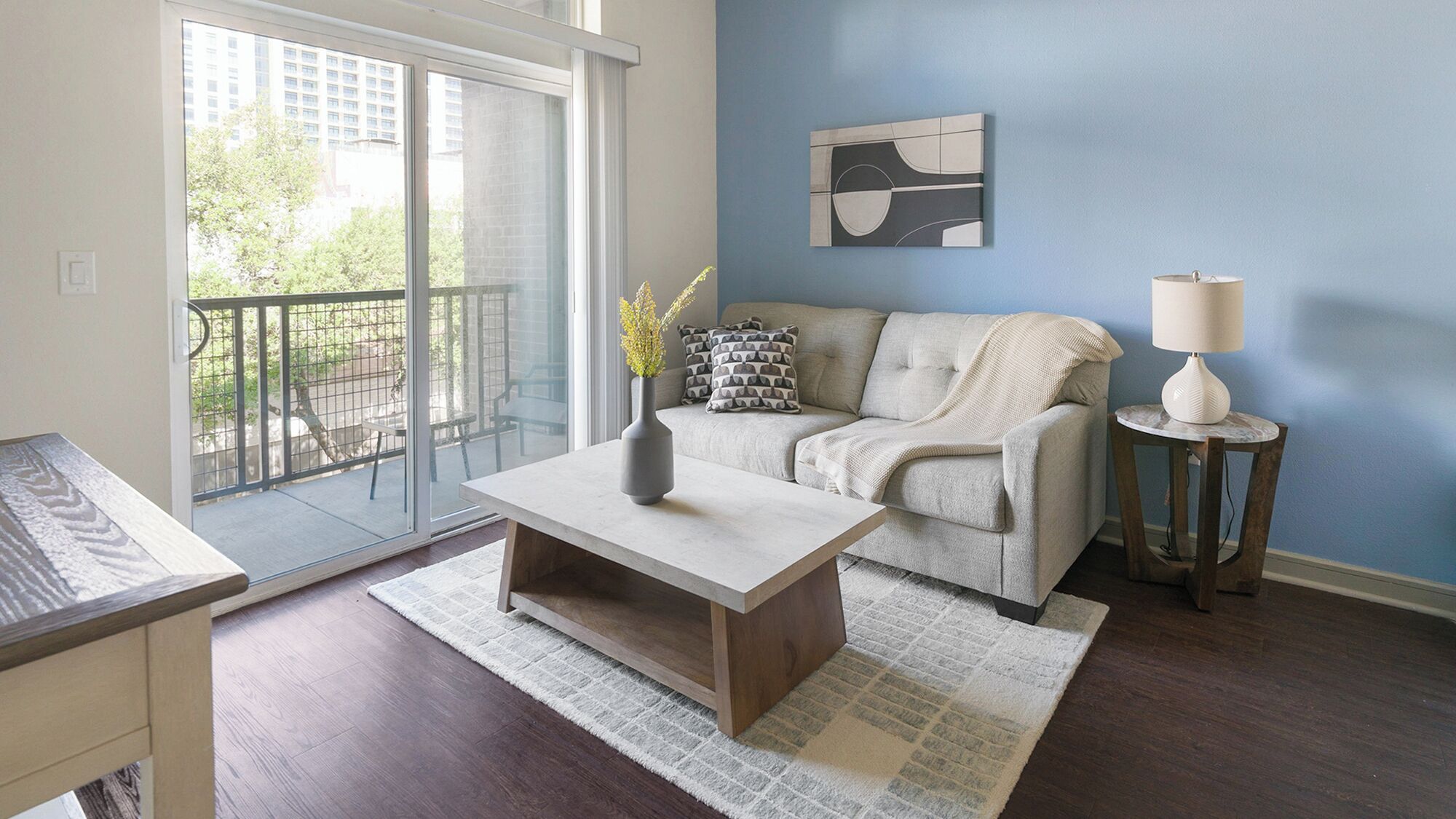 Apartment (1 Bedroom) | Living area