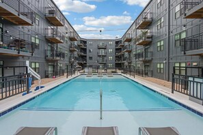 Pool - Landing Apartments near IU Health (Indianapolis)