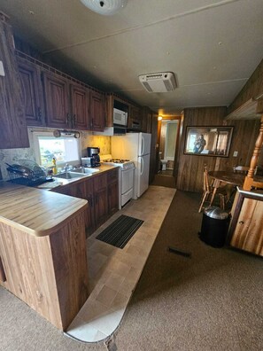 Mobile Home, vue lac | Cuisine privée