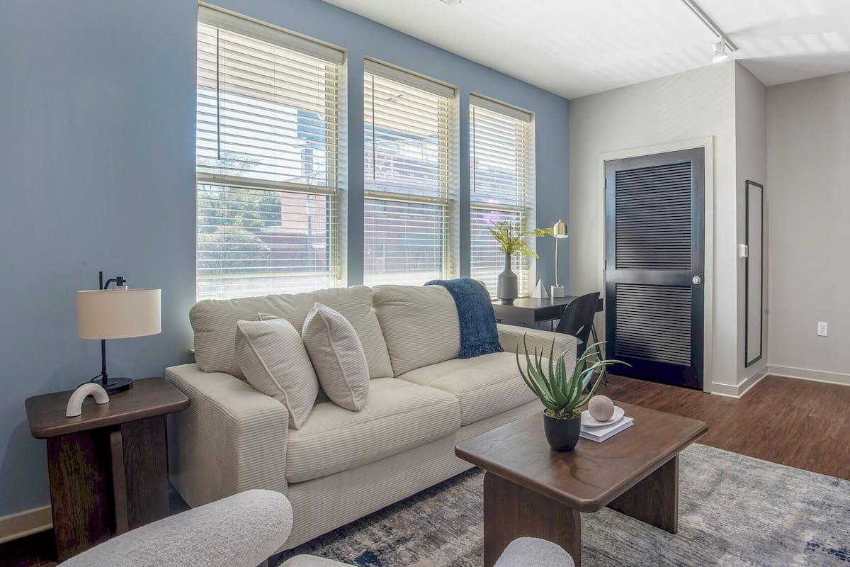 Apartment (1 Bedroom) | Living area | 50-inch TV with digital channels