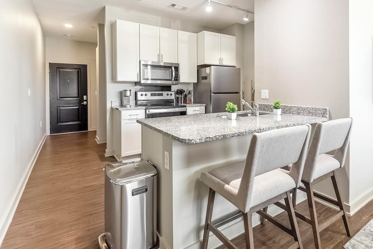 公寓 (1 Bedroom) | 私人廚房 | 雪櫃、咖啡機/沖茶器