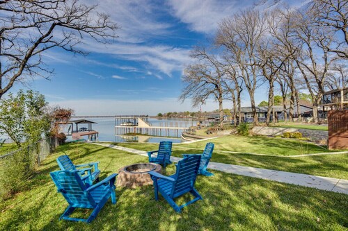 Gun Barrel Lakefront with Dock and Fire Pit