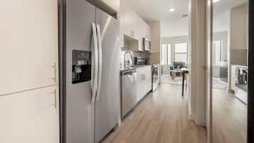 Studio (0 Bedroom) | Eget kjøkken | Kjøleskap og kaffetrakter/tekoker