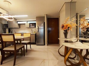 Apartamento família | Opções para refeição