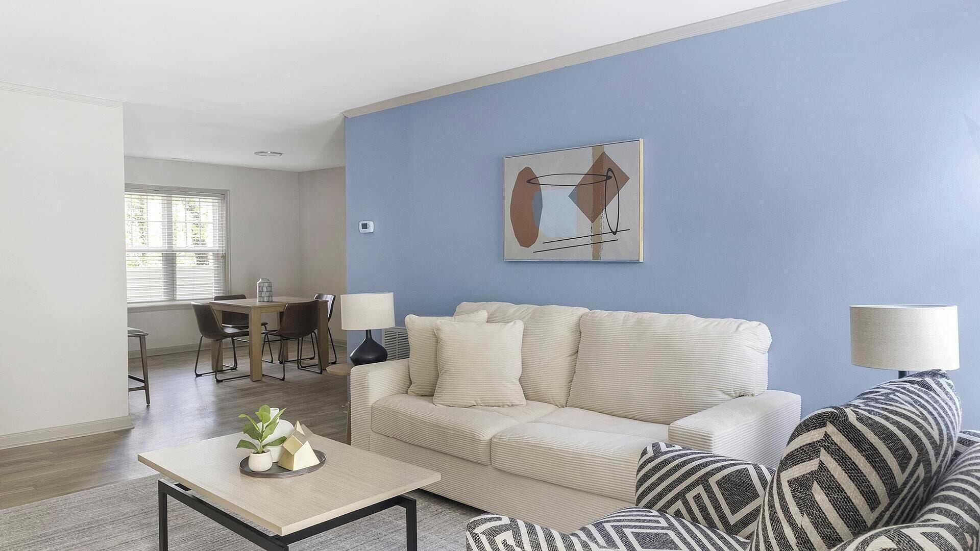 Standard Apartment (2 Bedrooms) | Living area | 50-inch Smart TV with digital channels