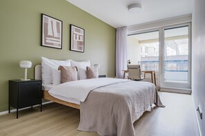 1 bedroom, iron/ironing board, free WiFi, bed sheets - Blueground | Prague 7, furnished, DOX museum (PRG-25) (Prague)