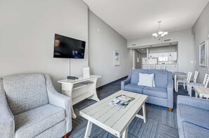 TV, offices - New 3BR Private Balcony 3rd Floor Oceanfront,Pools (North Myrtle Beach)