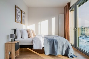 1 bedroom, iron/ironing board, free WiFi, bed sheets - Blueground | Rohanský ostrov, balcony, nr Vltava (PRG-91) (Prague)