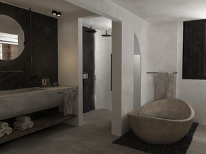 Premier Loft, Pool View | Spa | Couples treatment rooms, sauna, steam room, body treatments - Mamay Hotel (Santorini)