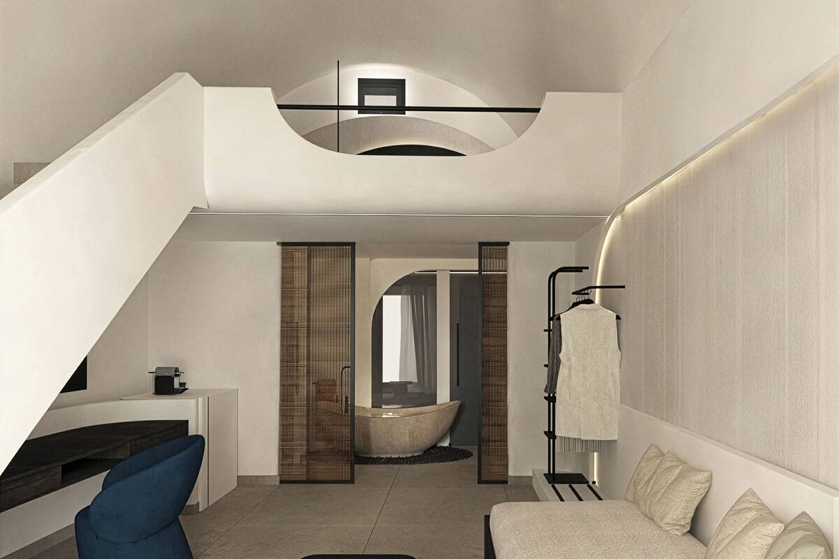 Premium Loft Suite | 高档床上用品、迷你吧、客房内保险箱、遮光窗帘