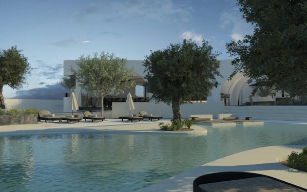 Piscine couverte, piscine extérieure, cabanons gratuits