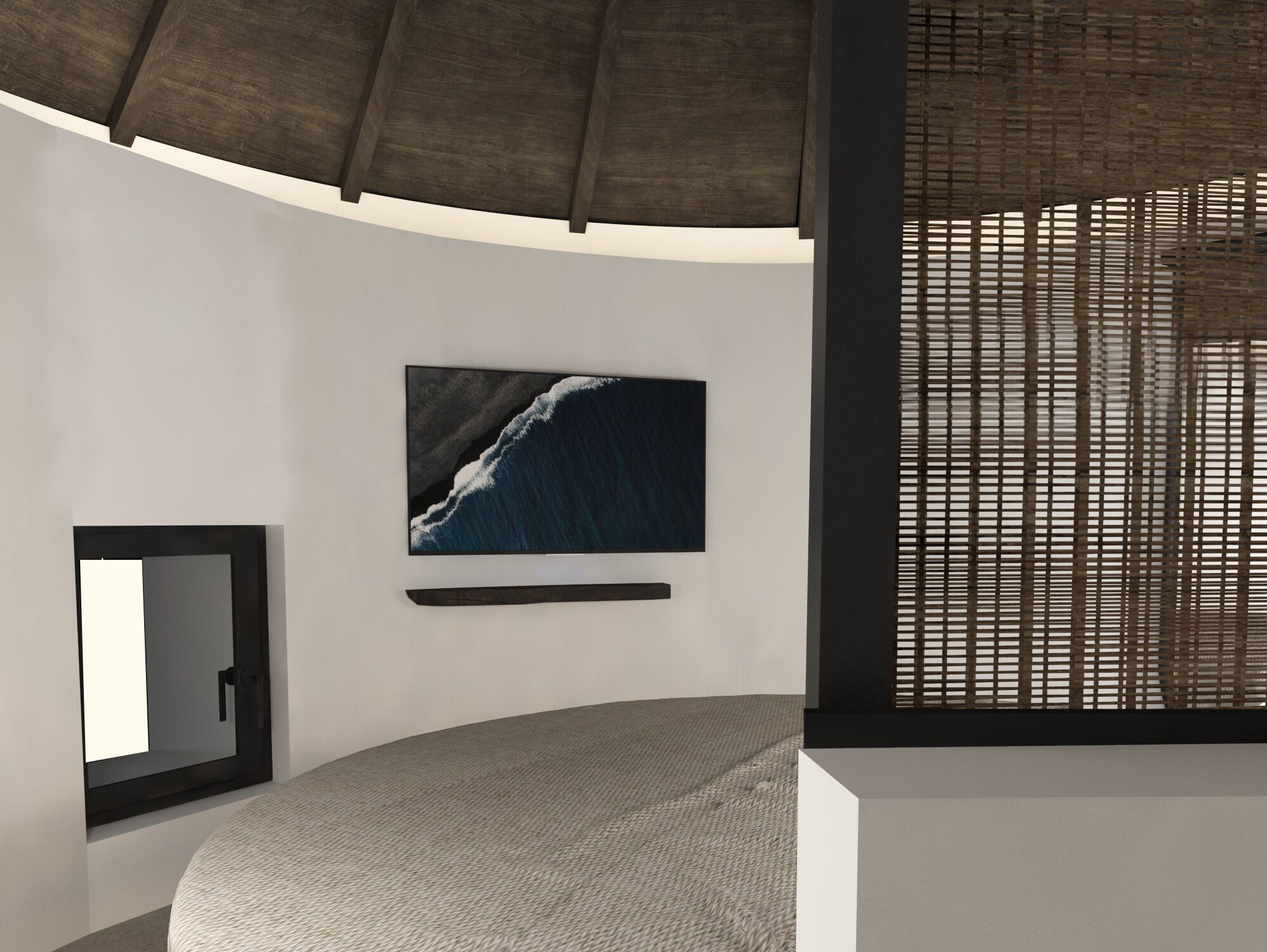 Windmill Signature Suite with Hot Tub & Sea View | Seprai premium, minibar, brankas, dan tirai kedap cahaya