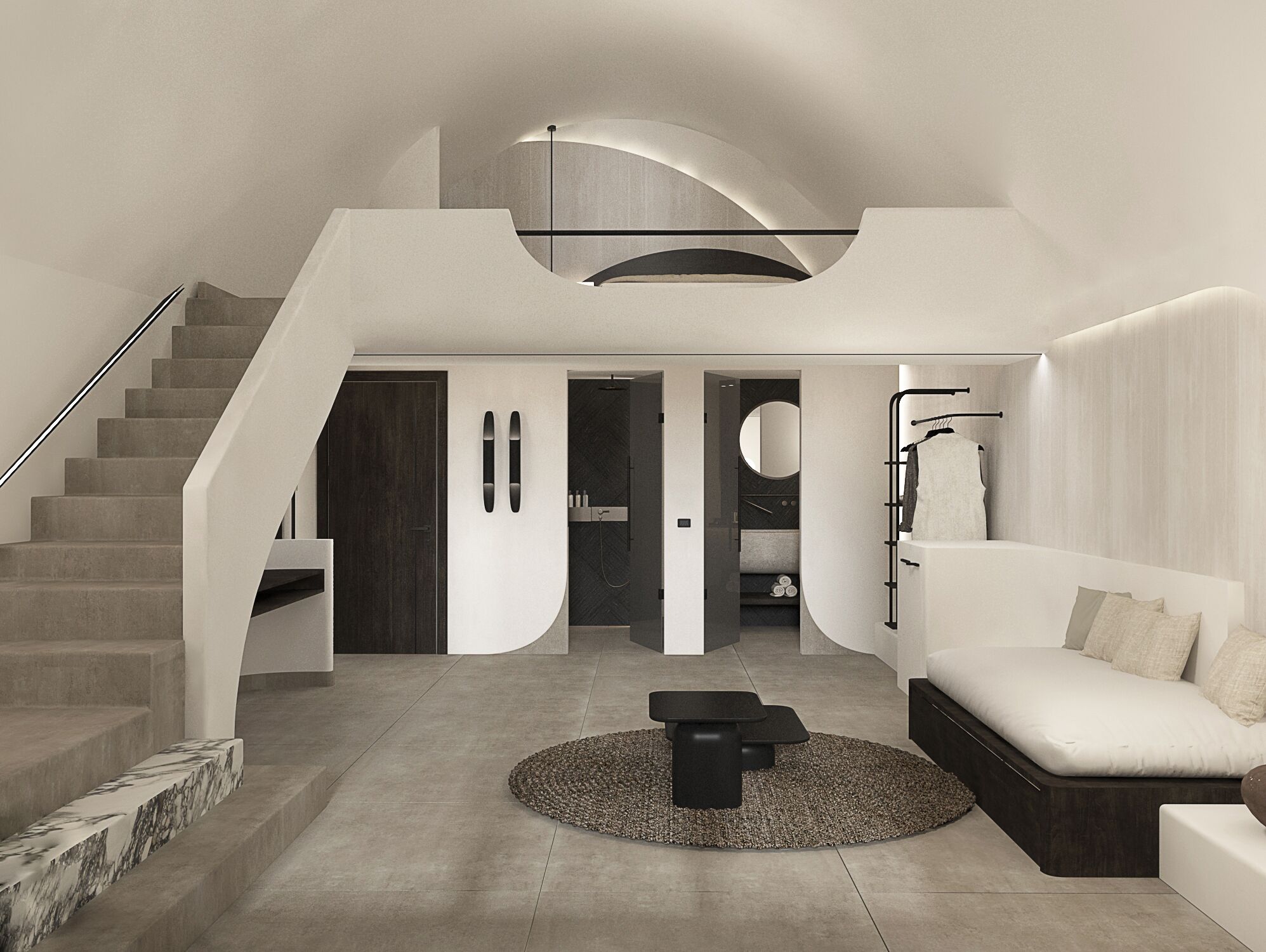 Family Suite with Hot Tub & Sea View | Premium bedding, minibar, in-room safe, blackout curtains