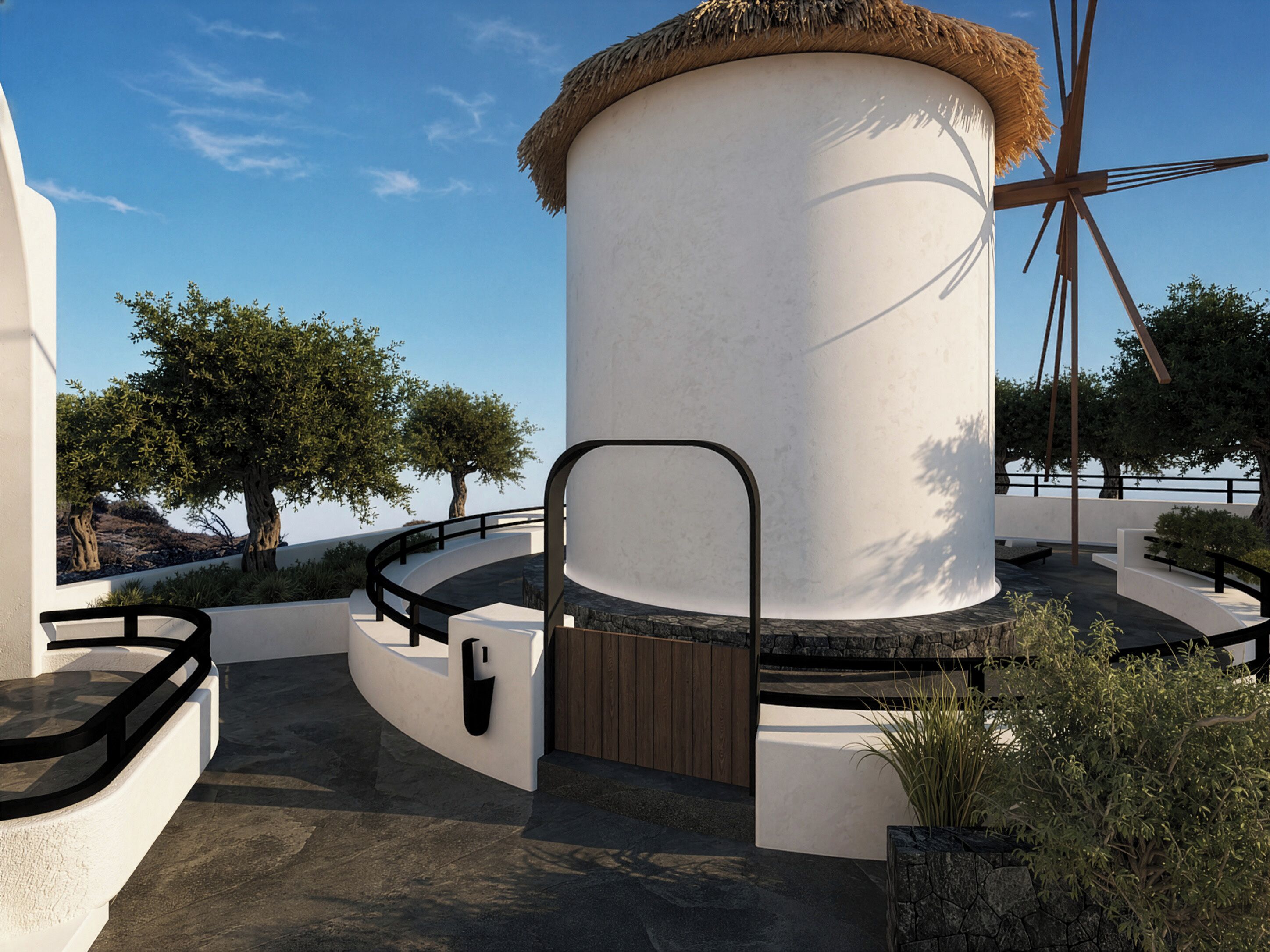 Windmill Signature Suite with Hot Tub & Sea View | Bộ đồ giường cao cấp, minibar, két bảo mật tại phòng 