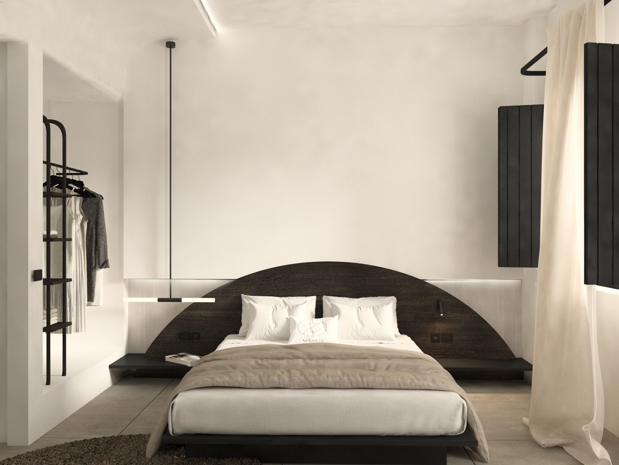 Double Room with Outdoor Hot Tub | Seprai premium, minibar, brankas, dan tirai kedap cahaya