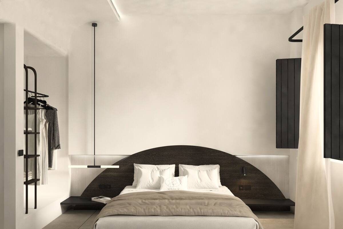 Double Room with Outdoor Hot Tub | Seprai premium, minibar, brankas, dan tirai kedap cahaya