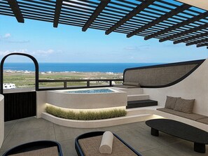 Mamay Suite Hot Tub & Sea View | Hiên