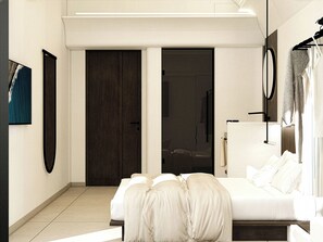 Executive Suite Hot Tub & Sea View | Bộ đồ giường cao cấp, minibar, két bảo mật tại phòng 