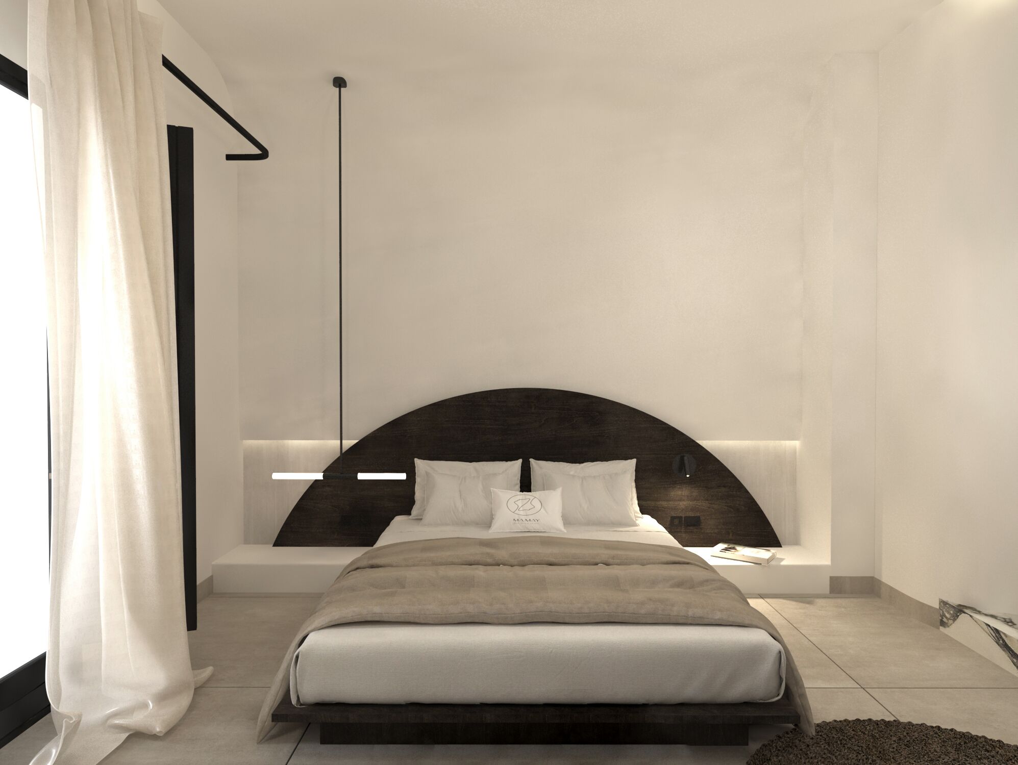 Suite with Hot Tub & Sea View | Seprai premium, minibar, brankas, dan tirai kedap cahaya